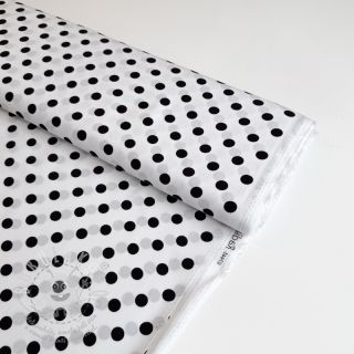 Viskóza RADIANCE Polka dot white