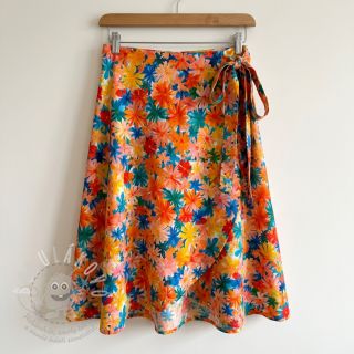 Viskóza ECOVERO Flowers design C digital print