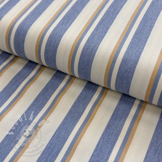 JEANS DENIM YARN DYED Stripe camel