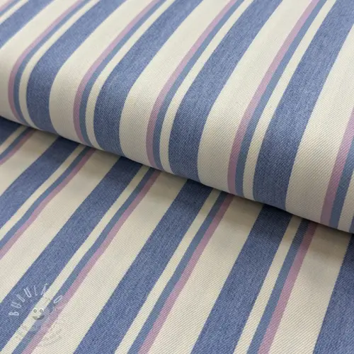 Levně JEANS DENIM YARN DYED Stripe pink