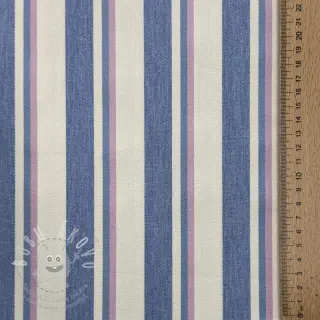 JEANS DENIM YARN DYED Stripe pink