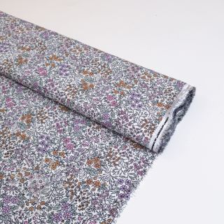 Viskóza ECOVERO Flowers Galia offwhite