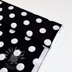 Viskóza RADIANCE Polka BIG dot black
