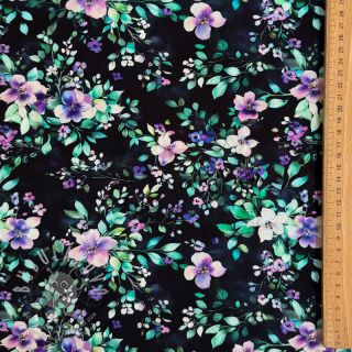 Viskóza RADIANCE Flowers Jamie digital print