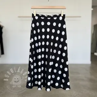Viskóza RADIANCE Polka BIG dot black