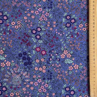 Viskóza ECOVERO Flowers Galia purple