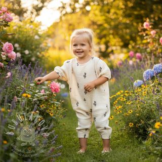 Dvojitá gázovina/mušelín EMBROIDERY Cactus SIMPLY NATURAL