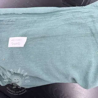 Len předepraný STONEWASHED PREMIUM dark mint II.třída