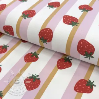 Úplet Fruits Strawberry white