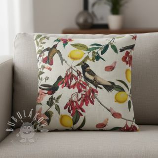 Dekorační látka Linenlook Lemon Tropic Artisan digital print