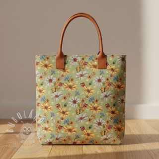 Dekorační látka GOBELIN premium Floral Easter Flower