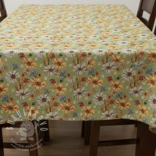 Dekorační látka GOBELIN premium Floral Easter Flower