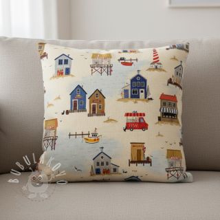 Dekorační látka Village Harbour Life digital print