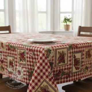 Dekorační látka GOBELIN premium Strawberry Jam Check