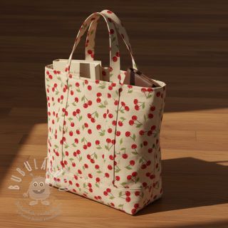 Dekorační látka Linenlook premium Cherry Happy Joy