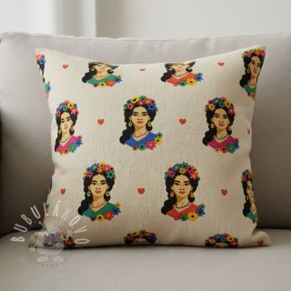 Dekorační látka Linenlook premium Viva Flower Girl