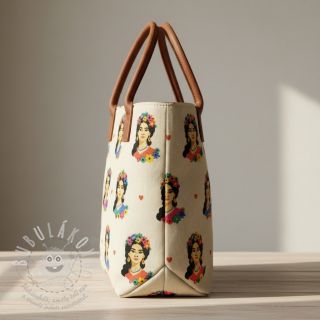 Dekorační látka Linenlook premium Viva Flower Girl