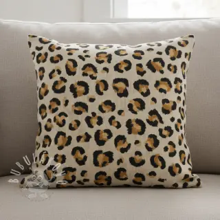 Dekorační látka Linenlook premium Leopard Animal Print