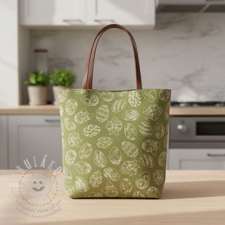 Dekorační látka Linenlook premium Easter Egg Tale