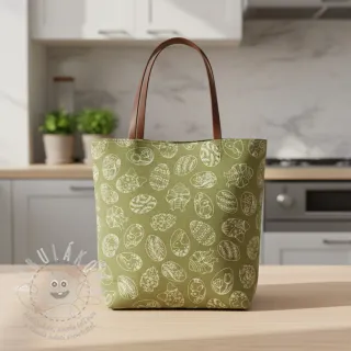 Dekorační látka Linenlook premium Easter Egg Tale