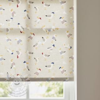 Dekorační látka Linenlook premium Seagull dress up