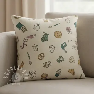 Dekorační látka Linenlook premium Bake Off Doodle