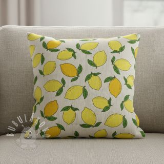 Dekorační látka Linenlook premium Sunny Lemon Fruit