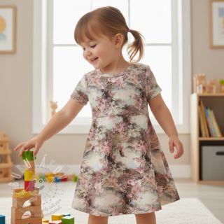 Teplákovina počesaná Fairy tales digital print