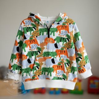 Teplákovina Animaland white