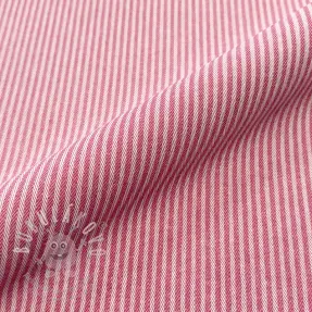 Dekorační látka DOBBY Colored stripe fuchsia