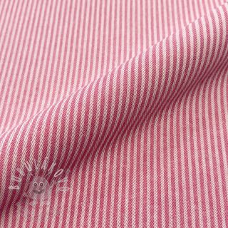 Dekorační látka DOBBY Colored stripe fuchsia