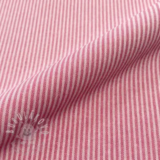 Dekorační látka DOBBY Colored stripe fuchsia