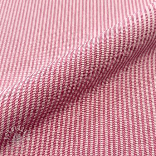 Dekorační látka DOBBY Colored stripe fuchsia