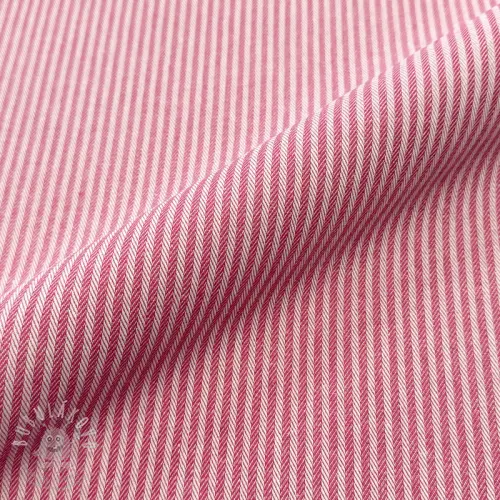 Dekorační látka DOBBY Colored stripe fuchsia