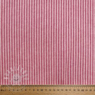 Dekorační látka DOBBY Colored stripe fuchsia