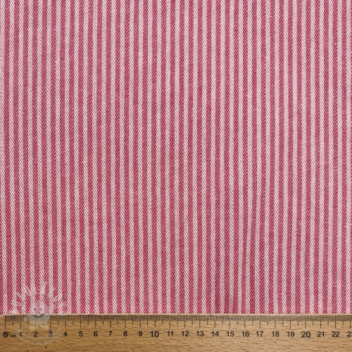 Dekorační látka DOBBY Colored stripe fuchsia