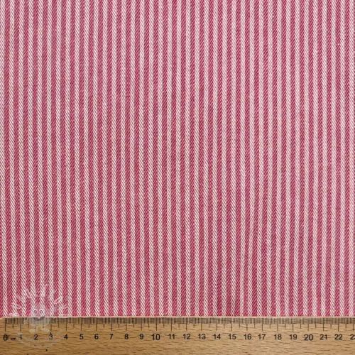 Dekorační látka DOBBY Colored stripe fuchsia