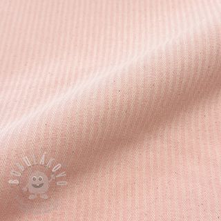 Dekorační látka DOBBY Colored stripe light pink