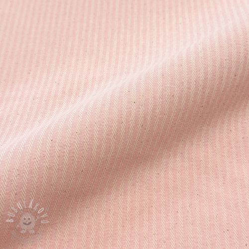 Dekorační látka DOBBY Colored stripe light pink