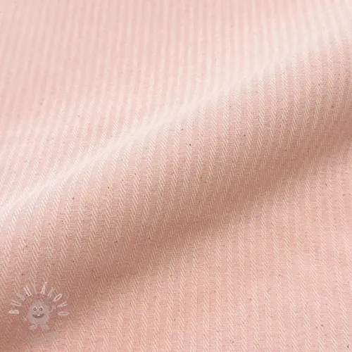 Dekorační látka DOBBY Colored stripe light pink