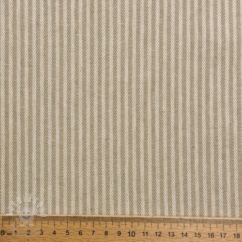 Dekorační látka DOBBY Colored stripe sand