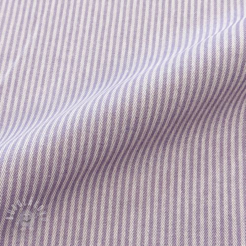 Dekorační látka DOBBY Colored stripe lavender