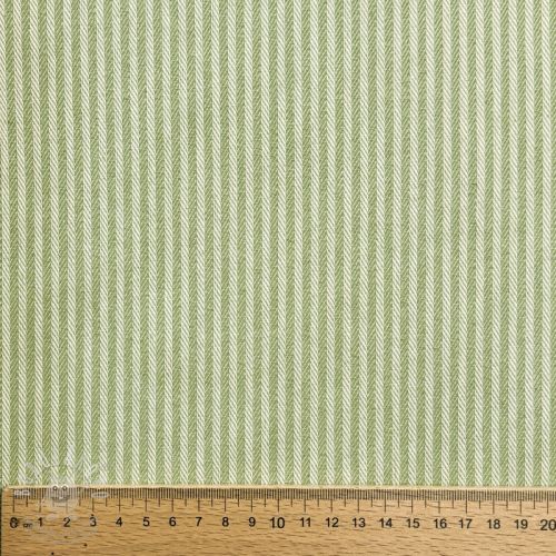 Dekorační látka DOBBY Colored stripe light green