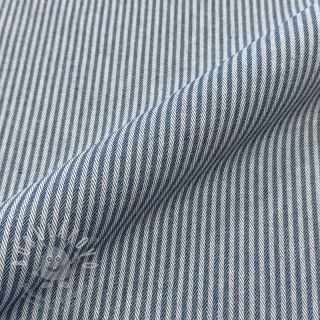 Dekorační látka DOBBY Colored stripe blue