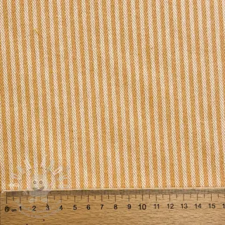 Dekorační látka DOBBY Colored stripe ochre