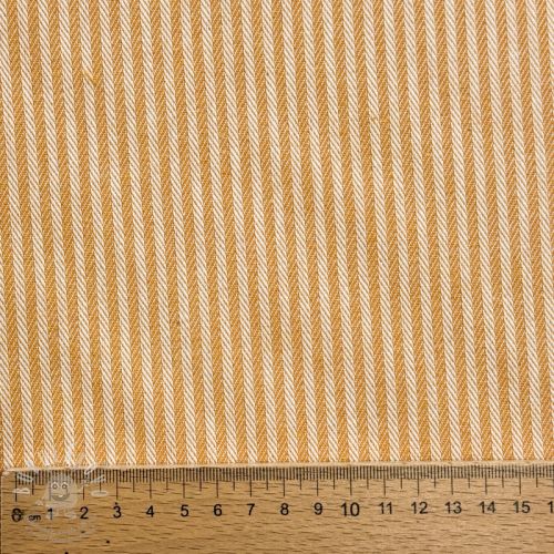 Dekorační látka DOBBY Colored stripe ochre