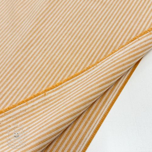 Dekorační látka DOBBY Colored stripe ochre