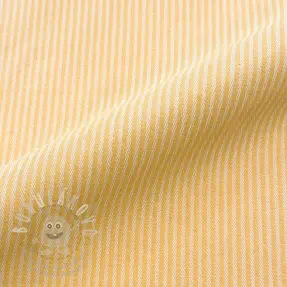 Dekorační látka DOBBY Colored stripe warm yellow