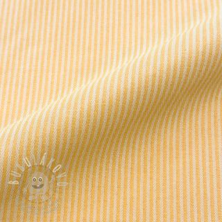 Dekorační látka DOBBY Colored stripe warm yellow