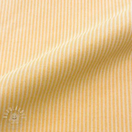 Dekorační látka DOBBY Colored stripe warm yellow